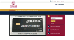 Desktop Screenshot of capitalareafcu.org