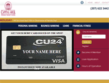 Tablet Screenshot of capitalareafcu.org